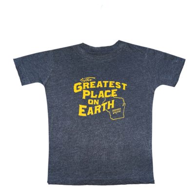 blue and gold t shirt youth